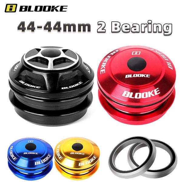 BLOOKE Vélo Casque 44mm 2 Roulement Horloge 1 18 Pour Route VTT Vélo BMX Intégré Direction Pièces Pour 28.6 Tube Droit Fourche 230606