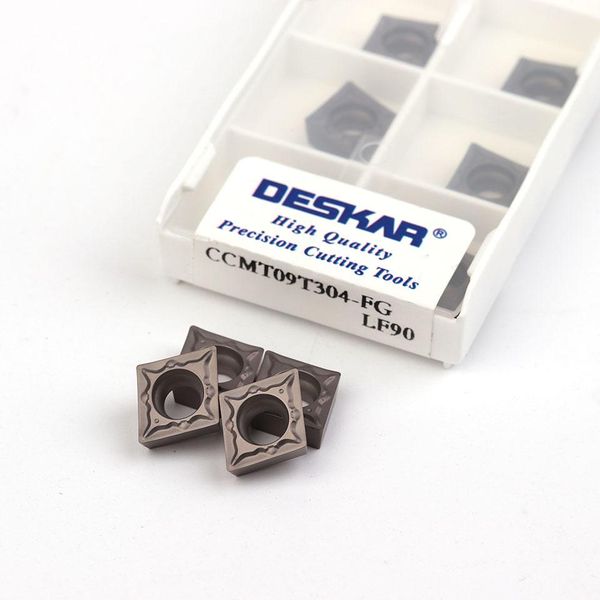 Draaigereedschap Deskar 100% оригинал Ccmt060204 Ccmt09t304 Ccmt09t308 Fg Hq Mt Tc Fg Ps Lf90 Токарный станок с ЧПУ Инструмент для токарной обработки металлокерамического лезвия