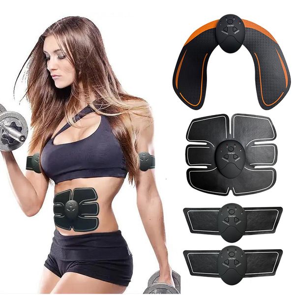 Attrezzatura sottile portatile EMS Stimolatore muscolare dell'anca Fitness Sollevamento glutei Braccia addominali Gambe Allenatore Perdita di peso Massaggio dimagrante corpo con cuscinetti in gel 230605