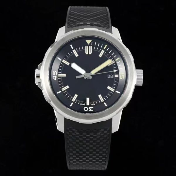 IWC Adventure Высококачественные мужские часы Ocean Trip Special Edition Суперсветящиеся быстросъемные ремешок из фтористого каучука Сапфировые механические роскошные часы Perfect Copy