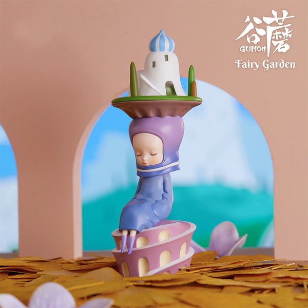 Caixa cega Gumon Fairy Garden Series Box Model Confirm Style Cute Anime Figure Gift Surprise Kawaii Toys Original 230605