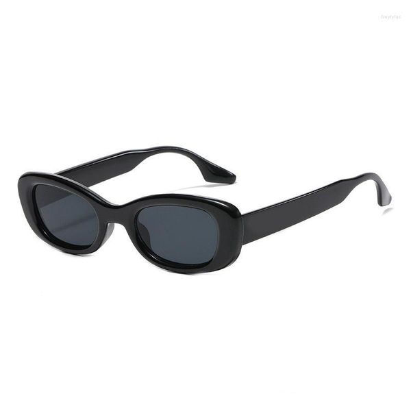 Óculos de sol 2023 retrô armação oval revendedores verificados rosto pequeno moda OEM moda óculos feminino