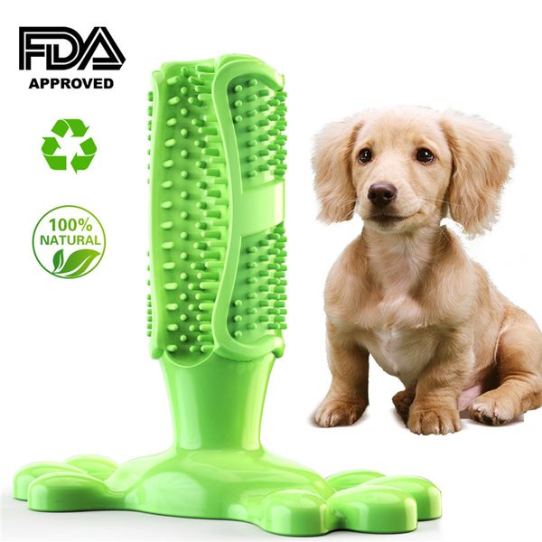 Giocattoli interattivi da masticare in gomma per cactus per cani per cani di taglia piccola e grande spazzolino per la pulizia dei denti per cani di piccola taglia Dispenser per animali domestici