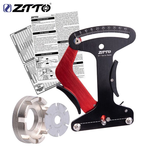 Raggi per bici ZTTO Strumento per bicicletta CNC Misuratore di tensione dei raggi per MTB Road Bike Controllo dei raggi delle ruote Indicatore affidabile Preciso e stabile TC-1 230606