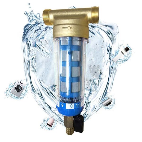 Aparelhos Novos aço inoxidável Copper Tap Water Purifier Prefilter Filtragem Malha