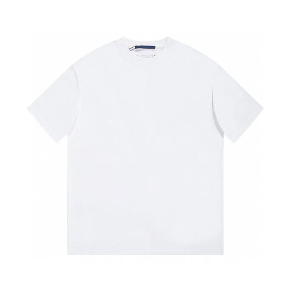 xinxinbuy Мужская дизайнерская футболка 23ss ткань для полотенец жаккардовая буква с коротким рукавом хлопок женские черный белый синий красный XS-2XL