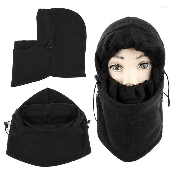 Caschi motociclisti unisex inverno inverno in pile calda Balaclava Ski Outdoor Sport Face Mask Cappello Cappella