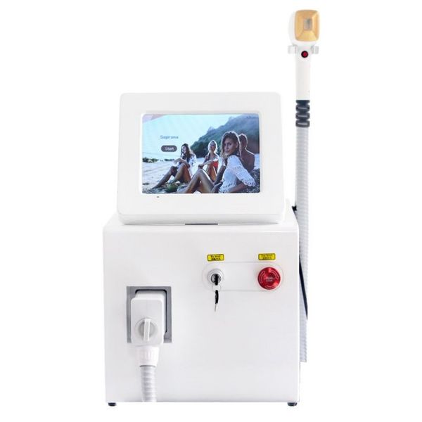 2023 New Hair Remover Ice Platinum 3 Wavelength Diode Laser 808nm Macchina per la depilazione