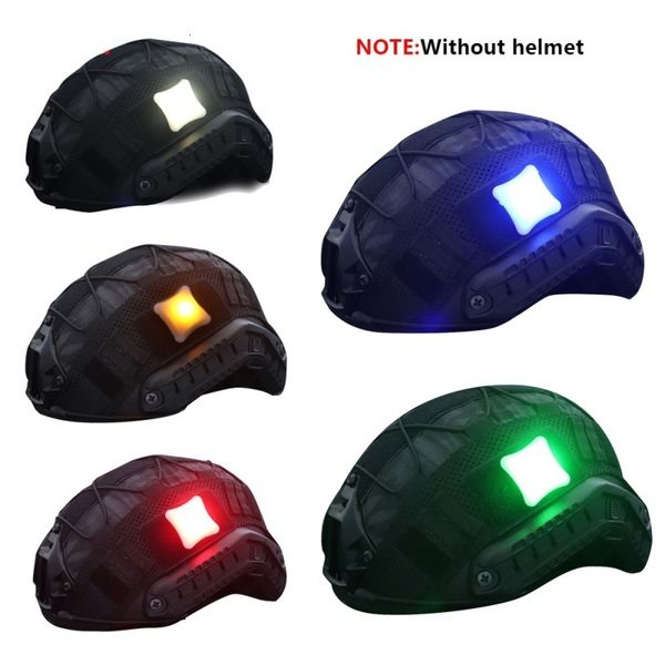 Torce Torce Indicatori luminosi di segnalazione Casco Lampada di sopravvivenza tattica con nastro magico Gilet da caccia militare Molle impermeabile LED 230606