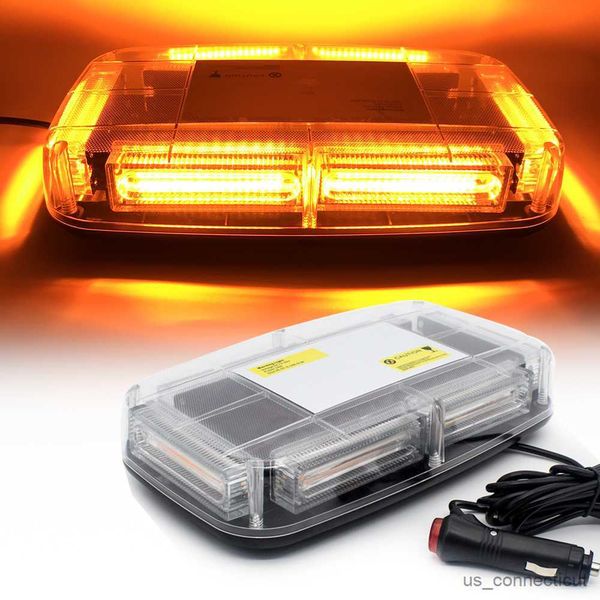 Luzes do sensor LED Luz de advertência do carro Teto do veículo Piscando Beacon Flash Sinal de emergência Lâmpada 12/24V R230606