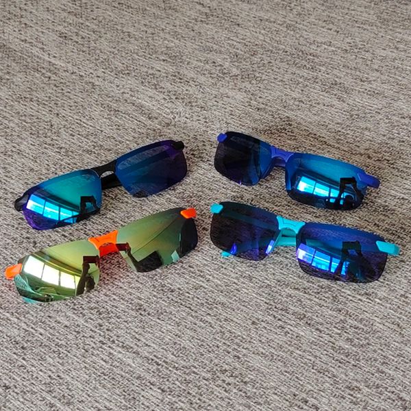 Randlose Design-Halbrahmen-Sport-Kindersonnenbrille mit Mercury-Gläsern
