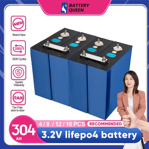 310AH 302AH Lifepo4 Batterie 12V Batterien 24V 48V Batterie 304AH Klasse A Akku Nagelneu Kostenloser Versand für Solar