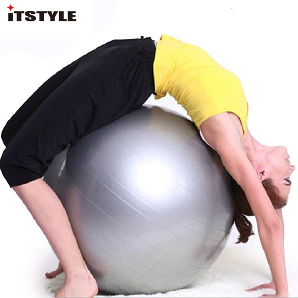 Yogabälle ITSTYLE Sport Yogabälle Bola Pilates Fitness Gym Fitball Übung Pilates Workout Massage Balanceball 45 cm 55 cm 65 cm 75 cm 230605