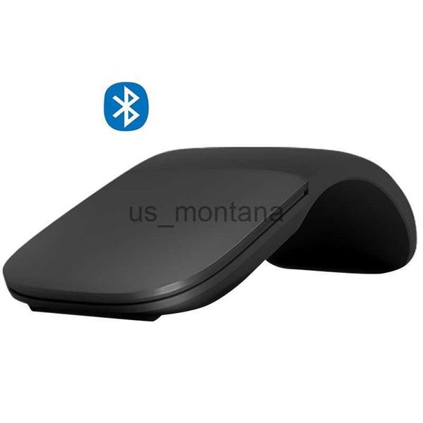 Mouse Bluetooth compatibile pieghevole Mouse wireless pieghevole Arc Touch Mouse 1200 DPI Computer ottico BT Mause per Microsoft PC Laptop J230606