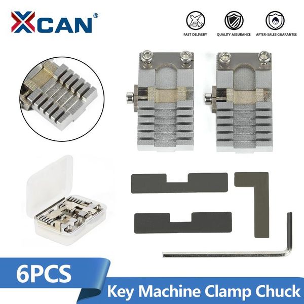 Slotenmakerbenodigdheden xcan um par de ferramentas de chuck de chave vertical para chinelos de chaves especiais para carros e ferramentas de serralheiro de corte de chave dura especiais