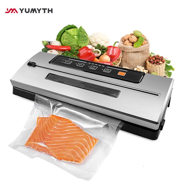 Outras ferramentas de cozinha YUMYTH Food Vacuum Sealer com design de janela transparente Sous Vide Home Vacuum Packing Machine Vacuum Bags Save Storage T294 230605