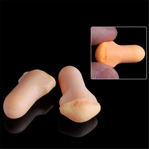 Cuidado 3/5/10Pairs Soft Foam Ear Plugs Proteção de orelha de ouvido Os tampões para dormir antinise para desmoronar para espuma de espuma de viagem Redução de ruído suave