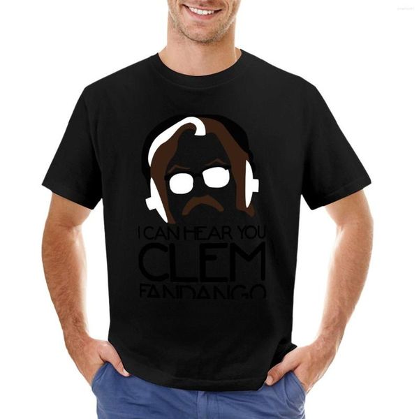 Regatas masculinas I Can Hear You Clem Fandango T-Shirt Plus Size Graphics T-Shirt Camisas Masculinas