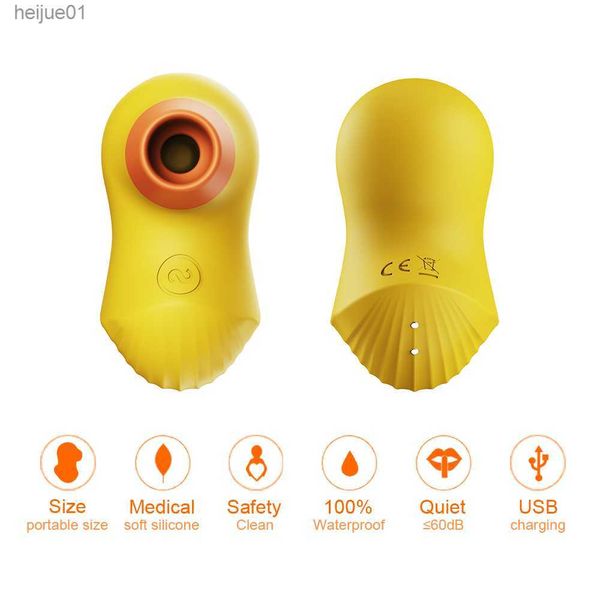 Nette Vagina Stimulator 7 Modus Klitoris Nippel Saugen pumpe Vibrator wasserdicht Oral Sucker Erwachsene Sex maschine Spielzeug Für Frauen shop L230518