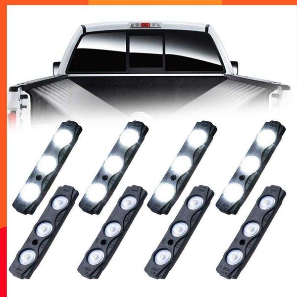 New RV Atmosphere Light LED Pod Kit Strip Mini Letto progettato per interni auto Camion Luci pickup bianche impermeabili Accessori per il carico