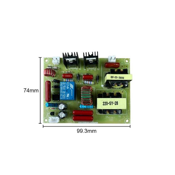 Limpadores Fanyingsonic 40kHz 35W 800ml Placa -mãe Limpador Ultrassônico Placa de Circuito Lavagem de Jóias de Jóias Visk Brush Bush