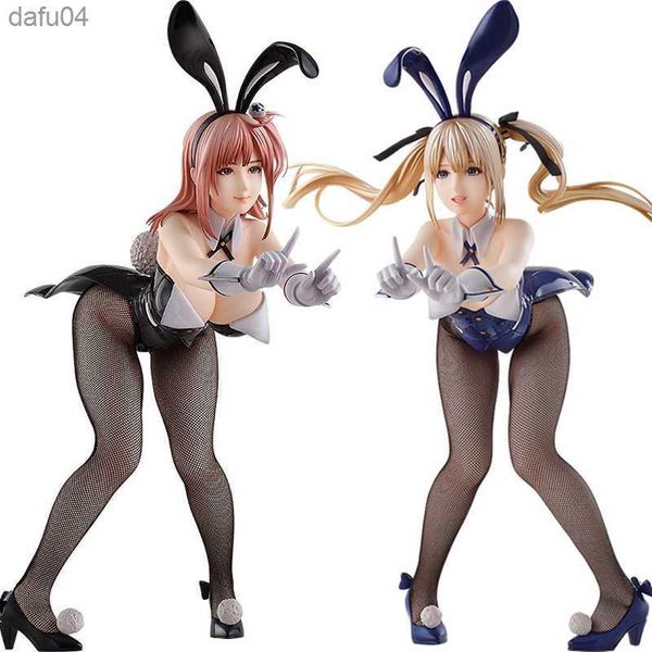 Аниме сексуальная игра кукол Dead или Alive Xtreme Marie Rose Bunny Girl Ver. ПВХ фигурные фигурки моделируют подарки для взрослых игрушек L230522