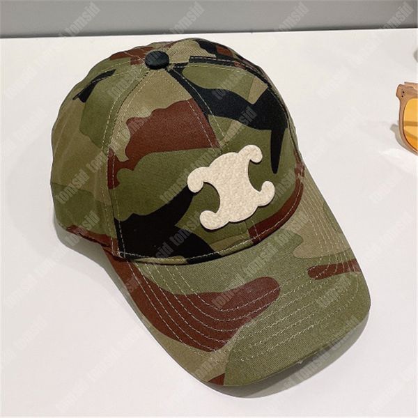 Boné de beisebol de designer unissex de camuflagem masculino de luxo bonés de bola para mulher moda balde chapéus casuais lisos ajustados chapéus Casquette Bob