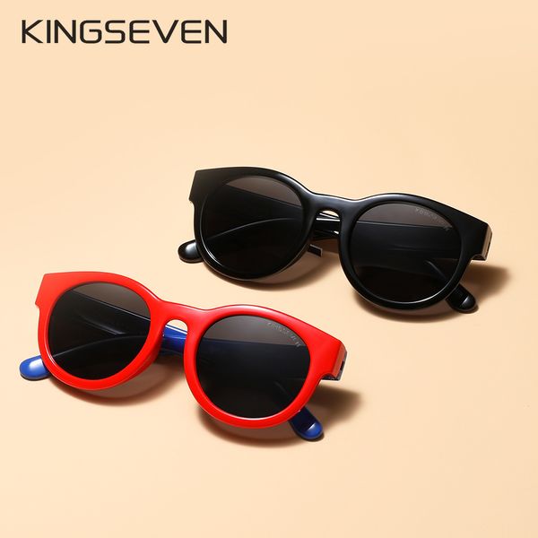 Sonnenbrille KINGSEVEN Quadratisch polarisierte Kindersonnenbrille Sicherheit Kinder Sonnenbrille Leicht Mode Jungen Mädchen Shades Brillen UV400 230606