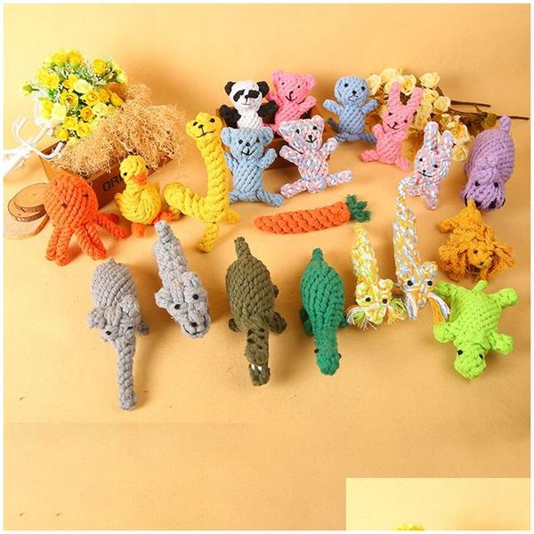 Chien Jouets À Mâcher Tricot Animal À Mâcher Mignon Ours Éléphant Tortue Forme Pet Chat Fournitures De Mode Volonté Et Sandy Cadeau Drop Delivery Accueil G Dhhfd