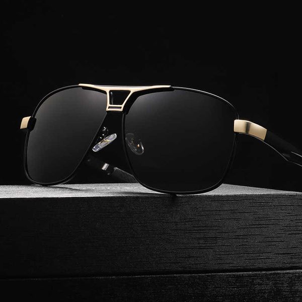 Óculos de sol da moda Marca de luxo Designer ao ar livre Verão Gwtnn Oem Gafas-de-sol Resina Metal Oval Masculino Óculos esportivos polarizados