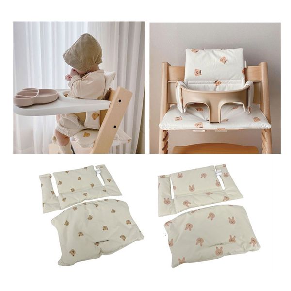 Chaises de salle à manger Sièges Coussin de chaise haute Lavable Support de chaise haute Enfant Accessoires d'alimentation pour bébé Repas de bébé Coussin de coton de remplacement pour Stokk 230605