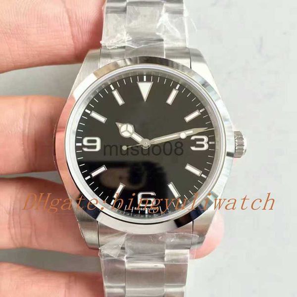 Andere Uhren Super Factory Best Edition Explorer 1 Ref. 214270 39 mm V2 SS/SS Schwarz A3132 UHRWERK Edelstahl Herrenuhr UHREN mit Originalbox J230606