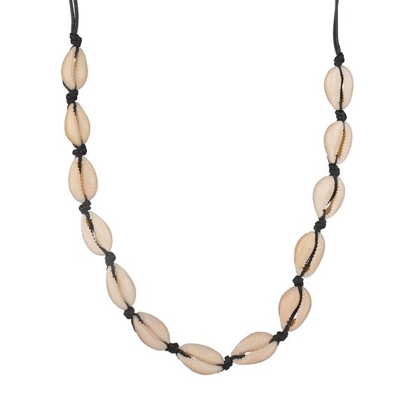 Collana di conchiglie naturali bohémien estate gioielli estivi spiaggia conchiglie conchiglie collare collare accessori per donne regalo femminile