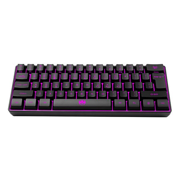 G61 61 teclas Bluetooth sem fio 2.4G teclado de modo duplo para jogos teclado mecânico RGB retroiluminação teclado do telefone tablet hot swapabl