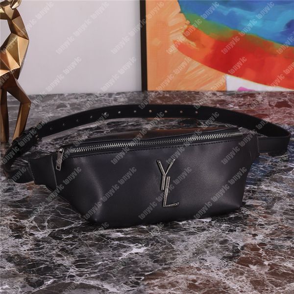 Moda bolsa de cintura caviar para mulher designer masculina clássica bolsa de peito bolsas de ombro de couro genuíno bolsas de ombro com fivela de designers