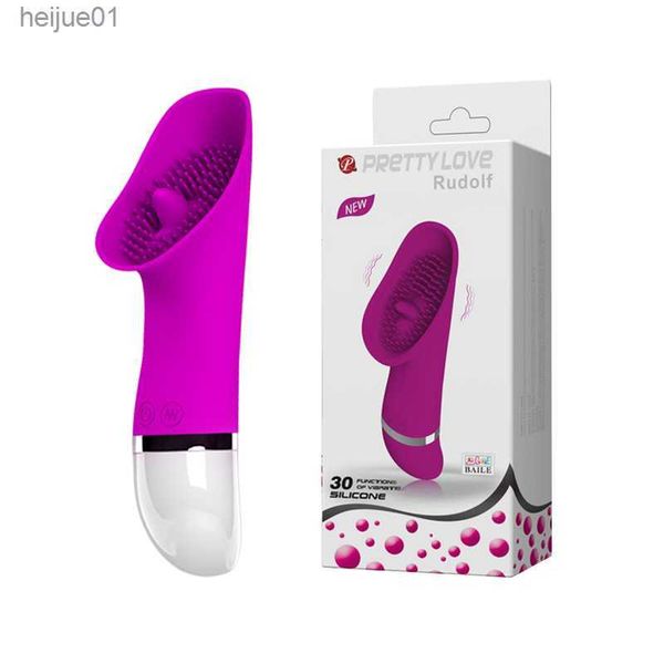 Pretty Love Licking Toy 30 Speed Clitoris Vibrators Clit Pussy Pump Silicone G-spot Vibrator Oral Sex Toys for Women Sex Product L230518