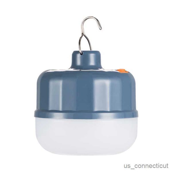 Luci del sensore Ricaricabili a sospensione a LED Lampadine Tenda da campeggio Luce Lanterna Torcia per interruzione di emergenza Lampada alimentata a batteria R230606