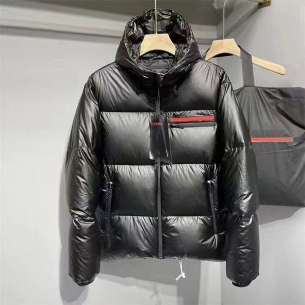 Erkek tasarımcı ceketler parka bayanlar palto mektup erkekler kapüşonlu rüzgarlık sonbahar kış çift siyah ceket dış giyim piner ceket