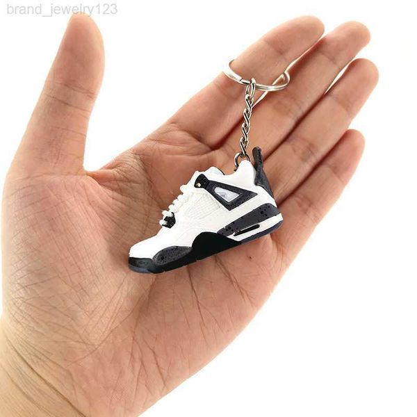 Tek Ayakkabı Kalıp Anahtarı 3D Üç Boyutlu Küçük Basketbol Moda Kolyesi El yapımı Karikatür Süsleri