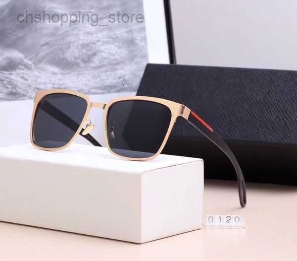 Óculos de sol de grife de luxo masculino óculos de sol estilista Goggle Óculos de sol de praia 6 cores opcional de boa qualidade 0120{categoria}DXLY