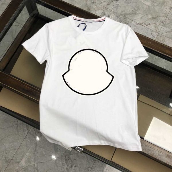 Mon Designer T-shirts Monclair Loose Casual Print t Shirt Solid Top Tee Respirável T-shirt Slim Fit Manga Curta M9c6 K5h0