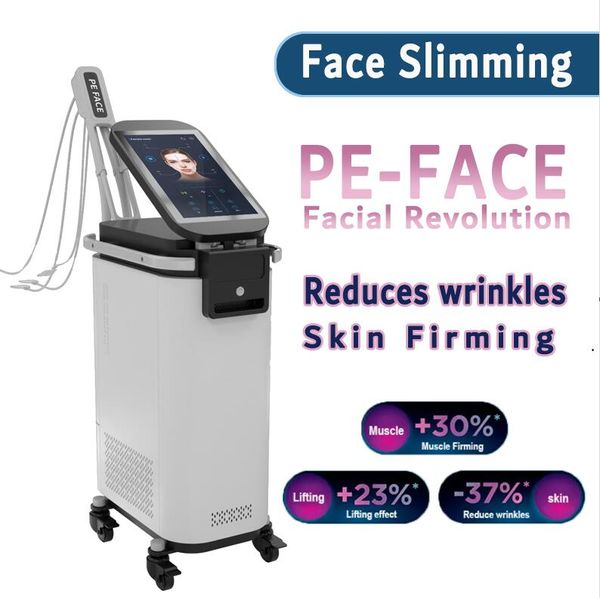 Máquina de endurecimento da pele para levantamento de rosto PE de alta qualidade rf e remendo facial hi-emt gesicht máquina de remoção de rugas para endurecimento da pele facial