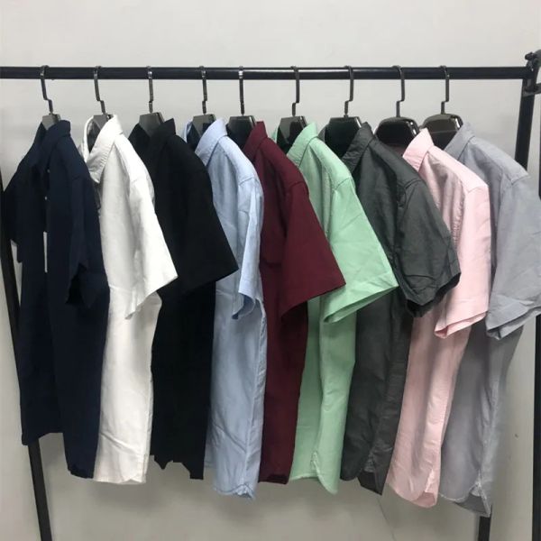 Neue Herrenhemden, Freizeitmode, Marke, Frühling, Slim-Fit-Hemd, mehrere Auswahlmöglichkeiten, besticktes Polo-Hals-Kurzarm-Designer-T-Shirt in Übergröße
