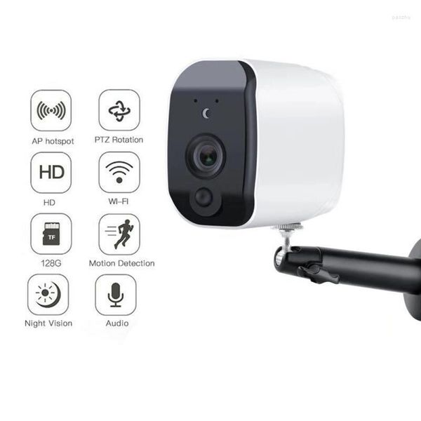 Videocamere 1pc Est High Qulity Wireless impermeabile 1080P batteria telecamera IP sistema di sicurezza esterno per la casa WIFI