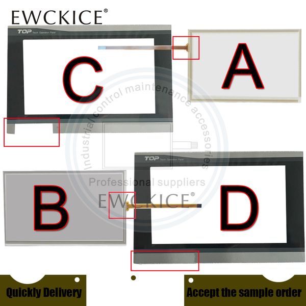 XTOP07TW Parti di ricambio XTOP07TW-UD XTOP07TW-LD XTOP07TX-SD XTOP7TQ-FD-S XTOP07TX-SD PLC HMI Industrial TouchScreen E Pellicola etichetta frontale