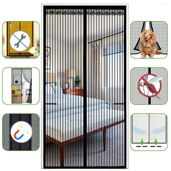 Vorhang, automatisch schließend, magnetischer Bildschirm, Türvorhänge, Netzgewebe, Sommer, Anti-Moskito-Insekten, Käfer, Küche, individuell