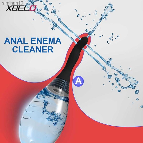 300ml Enema Bulb Siringa Medical Rubber Enema Irrigator Vagina femminile Anal Douche Cleaner per igiene femminile Clistere Anal Clean L230518