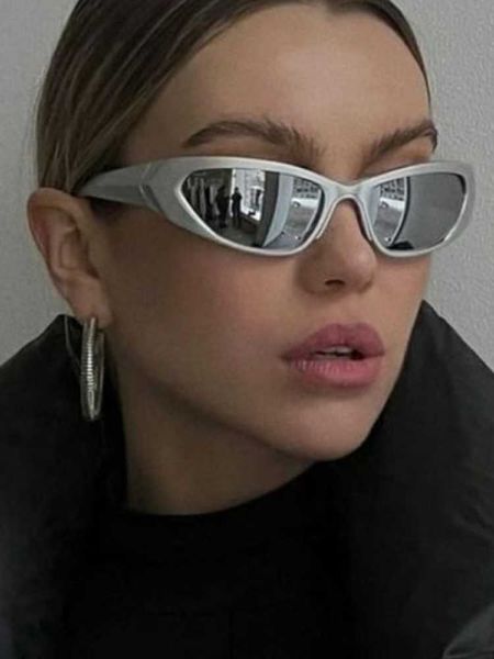 Moda nuovo stile steampunk goggle femminili occhiali da sole femmine uomini cyber punk occhiali da sole vintage sfumature futuristiche occhiali da occhiali che cavalcano occhiali