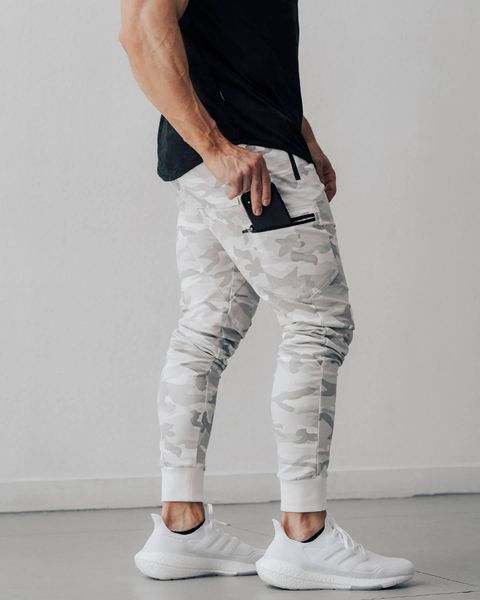 Calças masculinas joggers sweatpants 2022 moda camuflagem streetwear calças moda casual muscular esportes calças dos homens