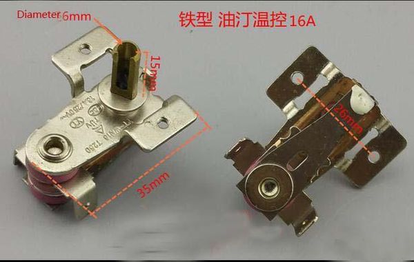 Parti del riscaldatore del raditatore dell'olio Termostato 16A Tipo di ferro